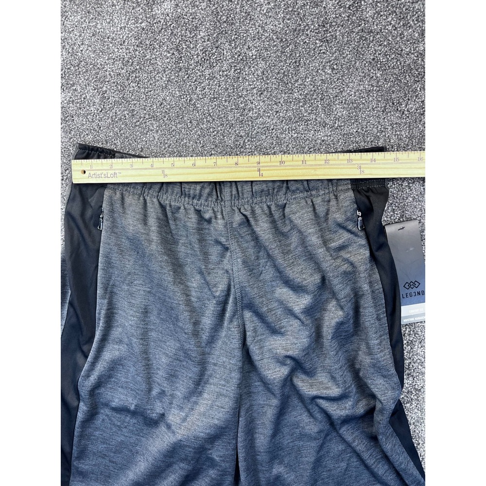 Legend Shorts Mens M Performance Active Fit Elastic Smoke Heather Waist Gray NWT - Picture 7 of 12